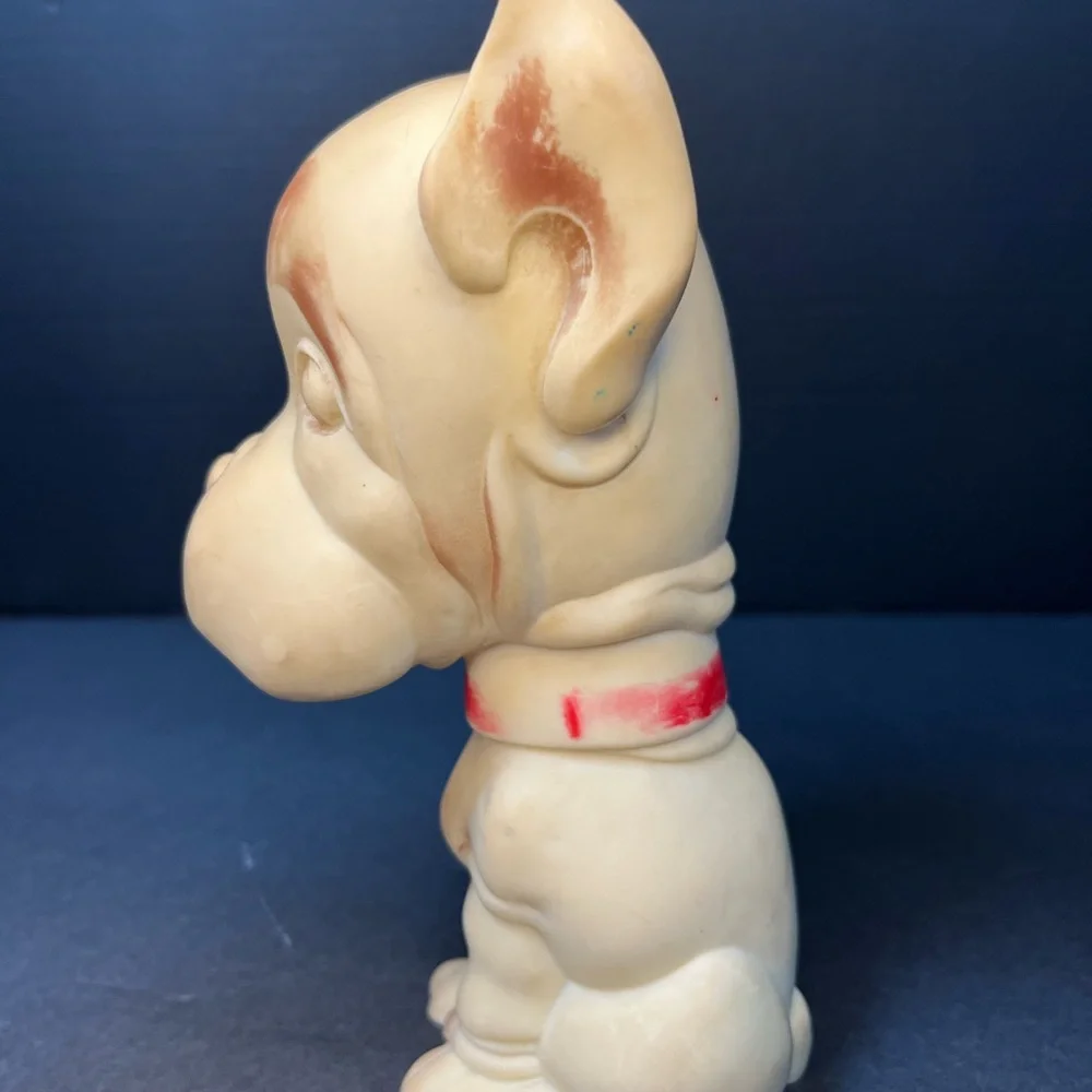 Vintage 1953 Rubber Latex Squeaky Bath Tub Toy Dog Kaysam 7